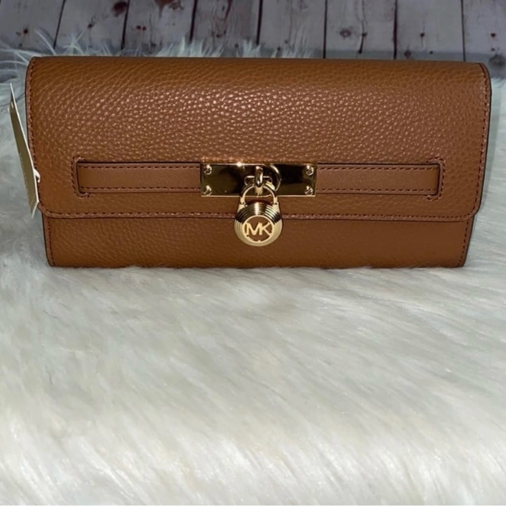 Michael Kors PORTIA Lge Tote/NOVEAU HAMILTON Lge Carryall Wallet 2pc Set - Picture 6 of 8